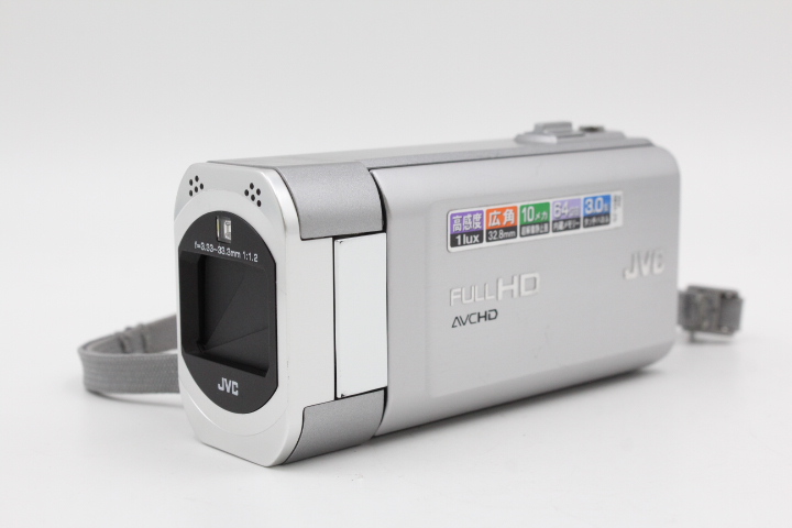 ビデオカメラ JVC Everio GZ-V590 ブラック JVC、F1.2レンズを搭載した