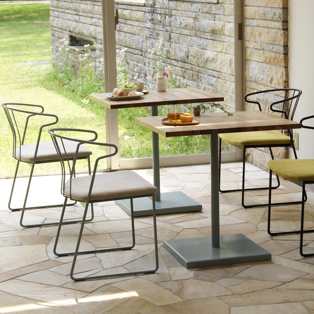 Nカフェテーブル GRAY | SUGIYAMA | Japanese Minimalist Solid Iron