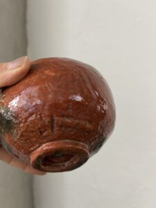 骨董水妖｜仁阿弥道八赤茶碗