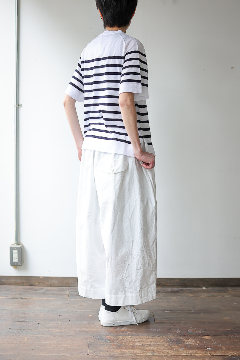 ゴーシュ コットンオックス ワイドキュロットパンツ – SUSCON