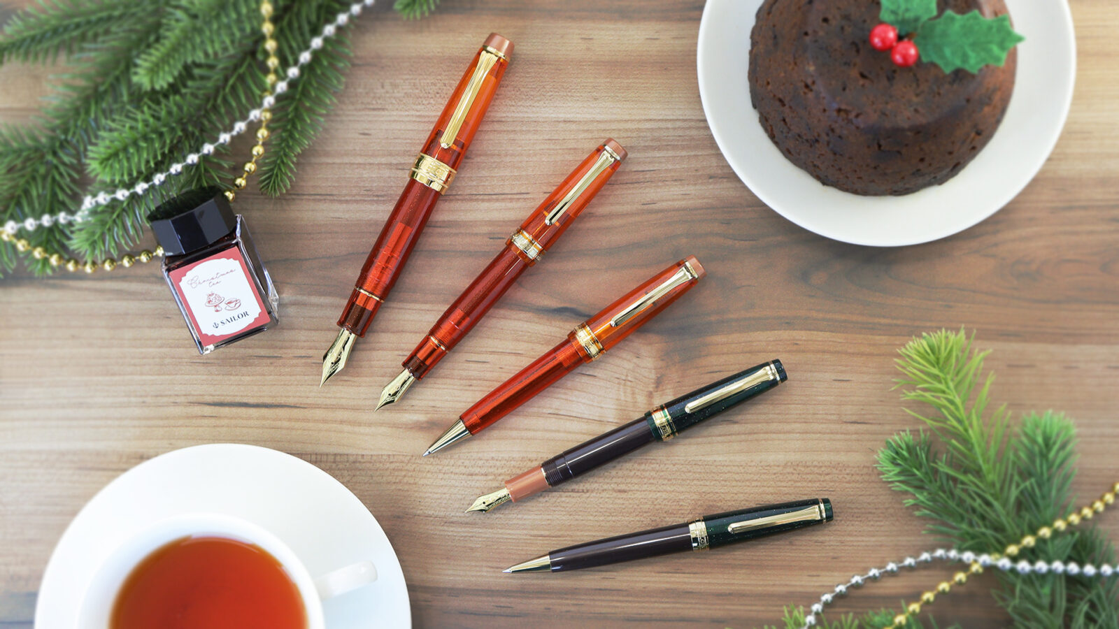 世界の伝統的な喫茶文化をテーマとしたセーラー万年筆の筆記具シリーズ