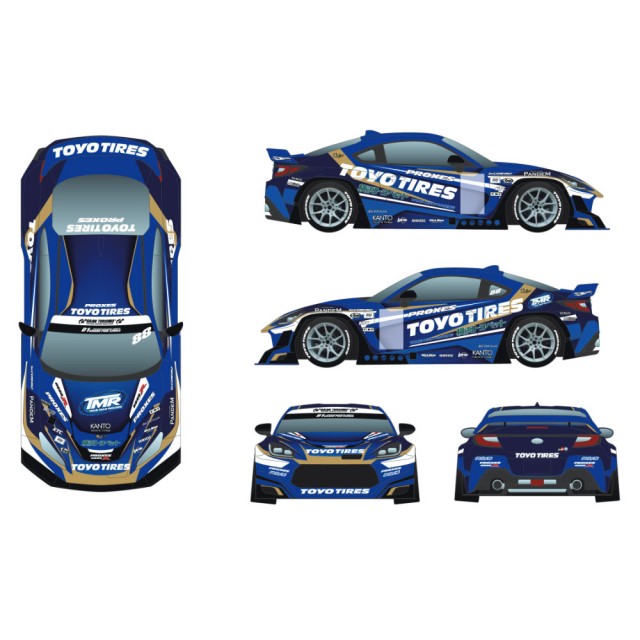 RB9専用 D-1GP2022 川畑 真人 デカールSET [AD003-15] - スーパーラジコン