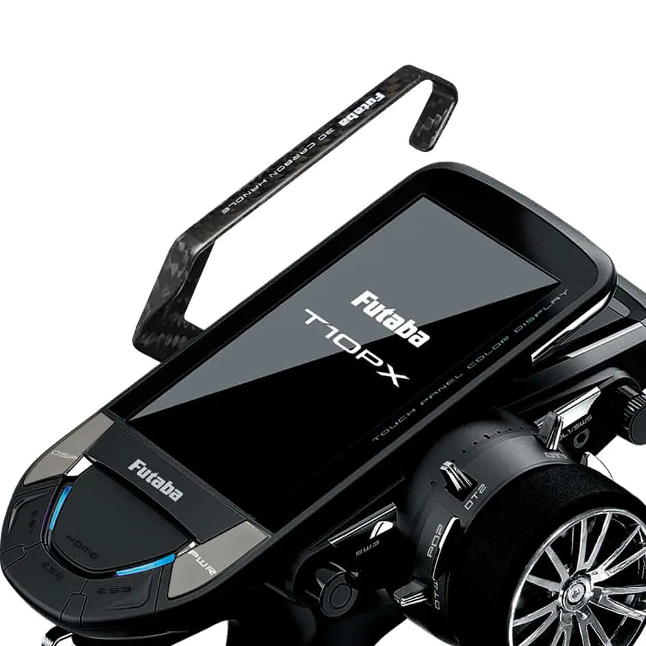 Futaba 10PX 3D Molded Carbon Fiber Handle [Futaba] UBT2332 – Super