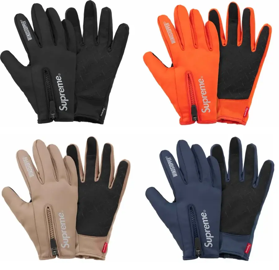 WINDSTOPPER® Zip Gloves | Supreme 24fw