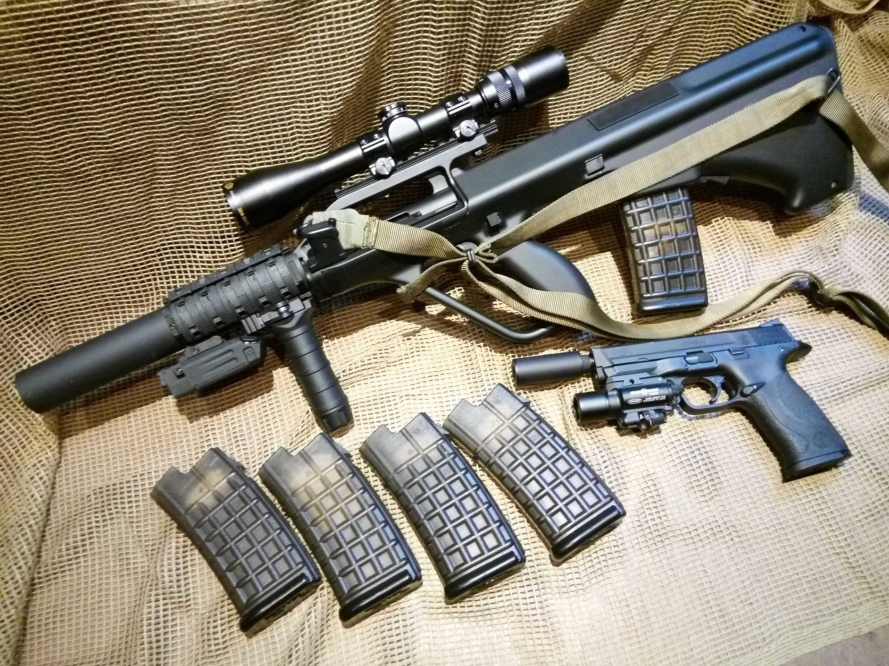 東京マルイ ステアーAUG カスタム品 希少パーツ仕様 東京マルイ