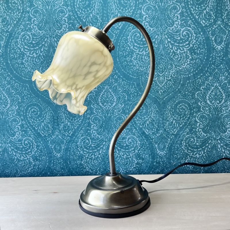 卓上ランプ キシマ 陶器 花柄 ゴールド テーブルランプ 【公式通販】