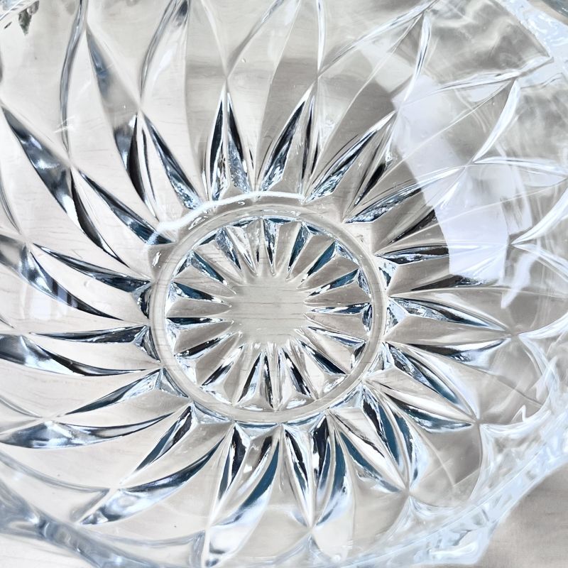 Webster】Art Deco 透かしのコースター 8枚【純銀 / ガラス