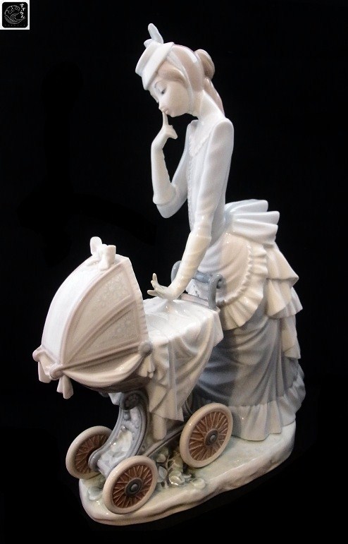 絶版 希少 LIADORO リヤドロ 海のそよ風 大型 フィギュリン 36cm 絶版