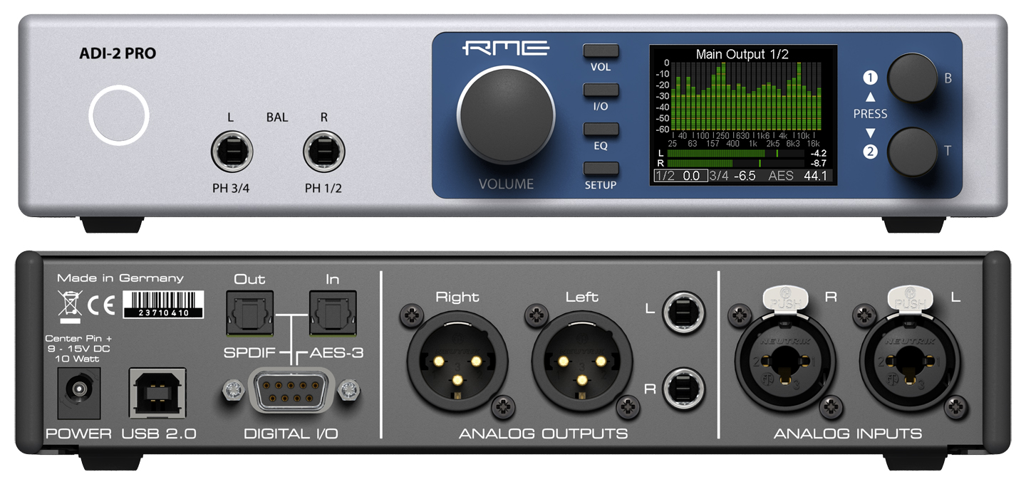 RME 20周年記念ADI-2 Pro Anniversary Edition RME 20周年の黒い「ADI