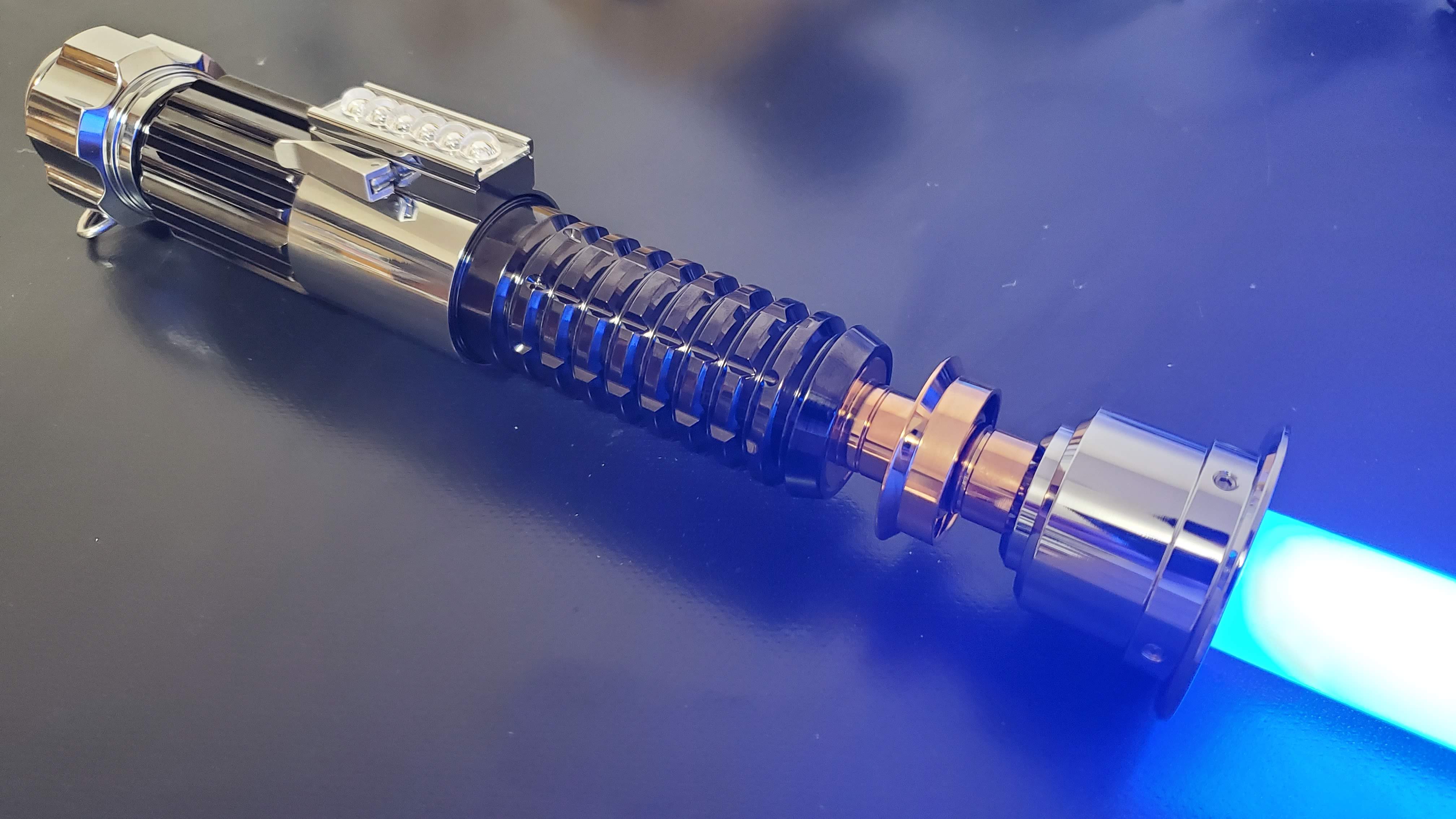 カスタムライトセーバー オビワン EP4 クリスタルチャンバー スター